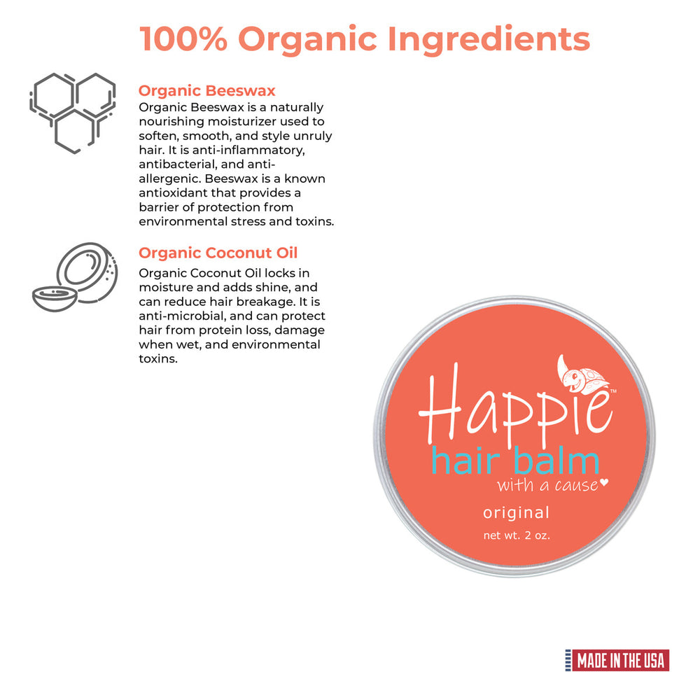 3 Pomade Bundle Happie Hair Balm Pack – Organic